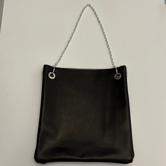 NEW Leather shoulder / crossbody bag - Picture 2 of 12
